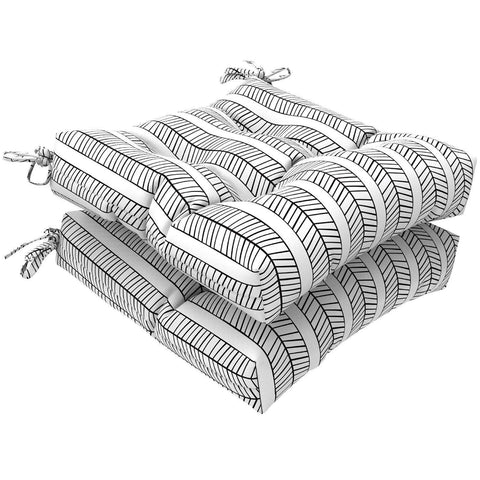washable chair pads with ties 2