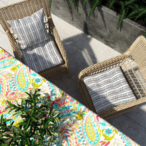 washable chair pads with ties with chair