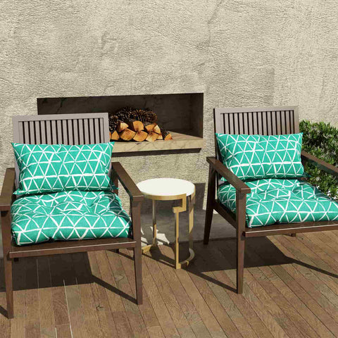 washing outdoor seat cushions with desk